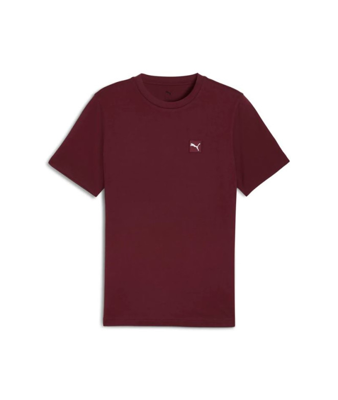 Camiseta Puma Essentials Elevated Ruby Shimmer Homem