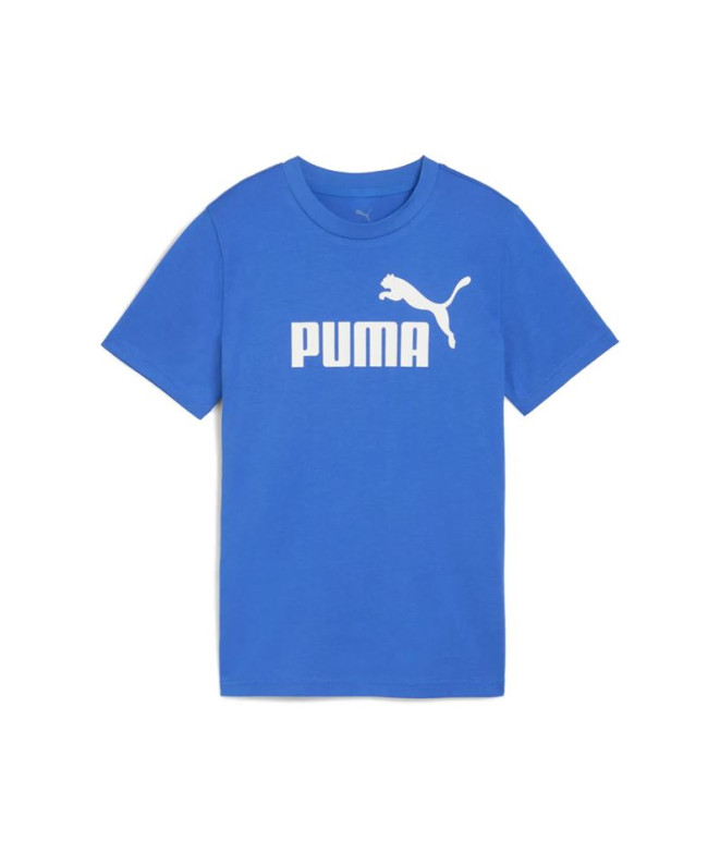 Camiseta Puma Essentials No 1 Logo B Mountain Azul Infantil