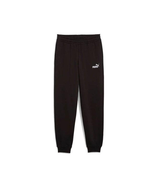 Calça Puma Essentials No 1 Logo Sweatpants FL Infantil Preto