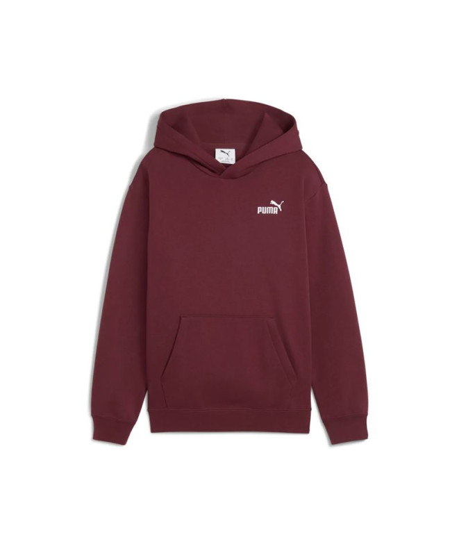 Sudadera Puma Essentials Small No 1 Logo Ruby Shimmer Infantil