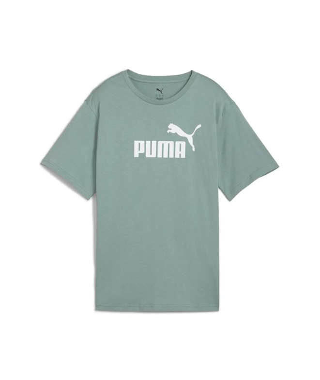 Camiseta Puma Essentials No. 1 Logo Relax,Green Moon Mujer