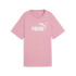 Camiseta Puma Essentials No 1 Logo Relax Poised Rosa Mulher