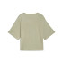 Camiseta Puma Essentials Cropped No 1 Lo Lux Army Mujer