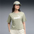 Camiseta Puma Essentials Cropped No 1 Lo Lux Army Mujer