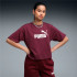 Camiseta Puma Essentials Cropped No 1 Lo Ruby Shimmer Mujer