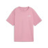 Camiseta Puma Essentials Tape Relaxed Poised Rosa Mujer
