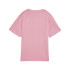 Camiseta Puma Essentials Tape Relaxed Poised Rosa Mujer