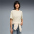 Camiseta Puma Essentials Tape Relaxed Beige Mujer