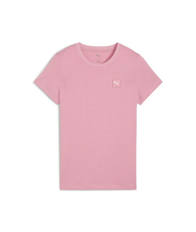 Camiseta Puma Essentials Elevated Poised Rosa Mujer