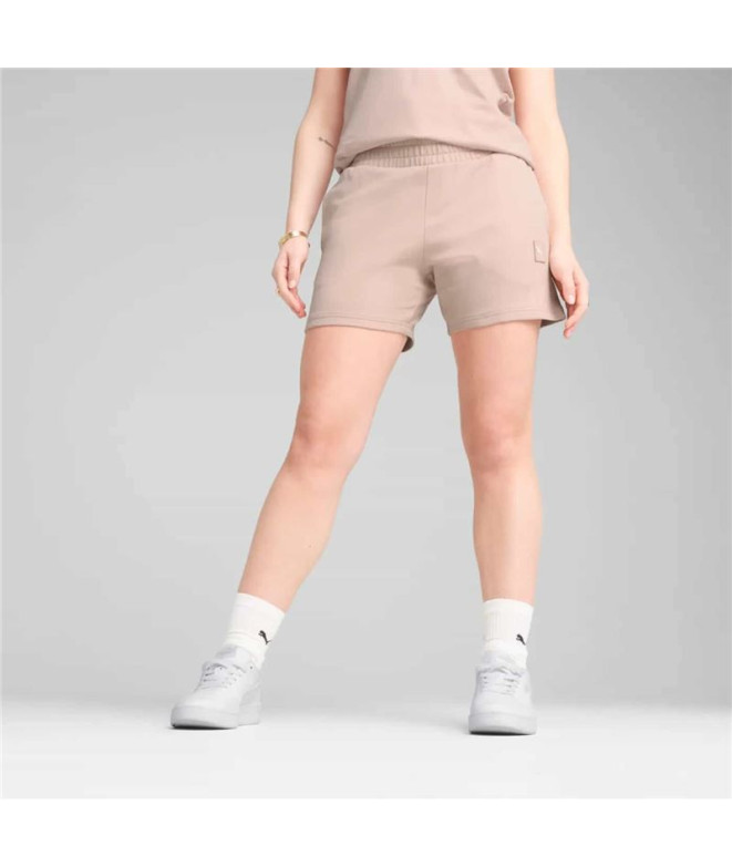 Calça Puma Essentials Elevatedd-Ris, Rosa...