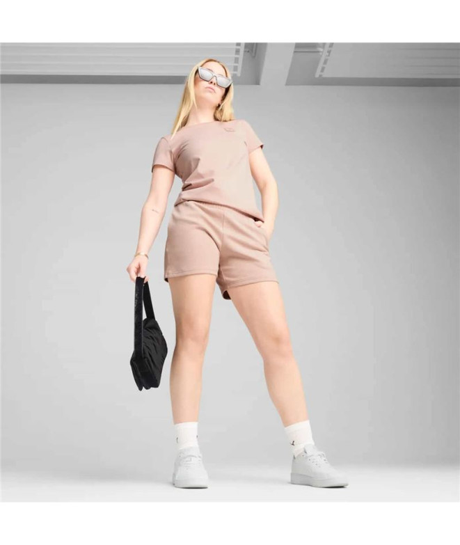 Calça Puma Essentials Elevatedd-Ris, Rosa...