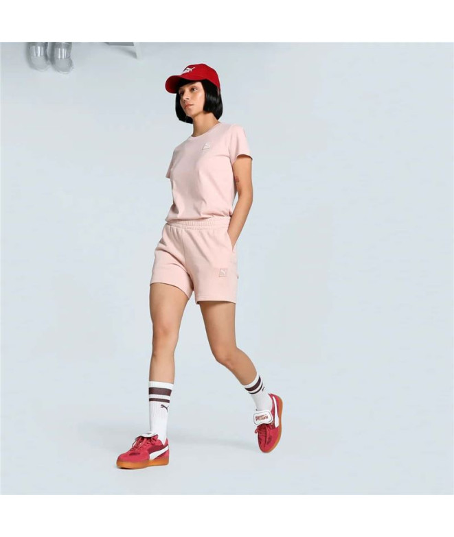 Calça Puma Essentials Elevatedd-Ris, Rosa...