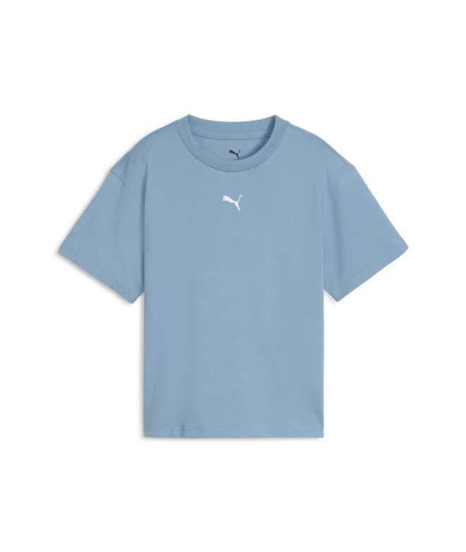 T-shirt Puma Essentials Boxy Cool Bleu Fille
