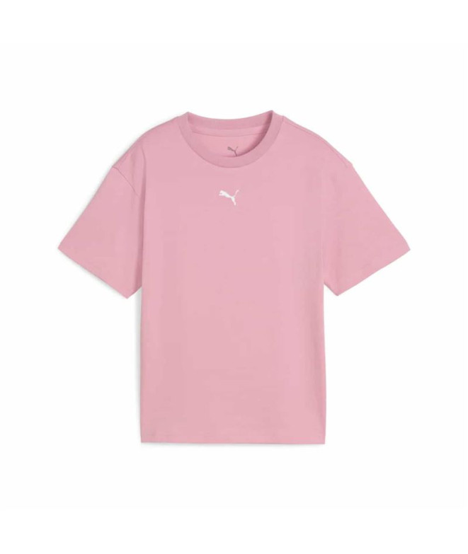 T-shirt Puma Essentials Boxy Poised Rose Fille