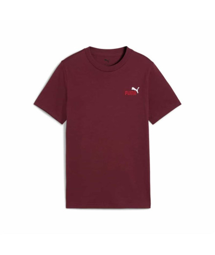 Camiseta Puma Essentials 2 Color Small No Granate Infantil