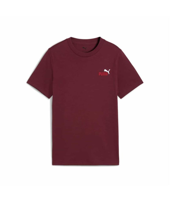 Camiseta Puma Essentials 2 Cor Pequena Sem Granate Infantil