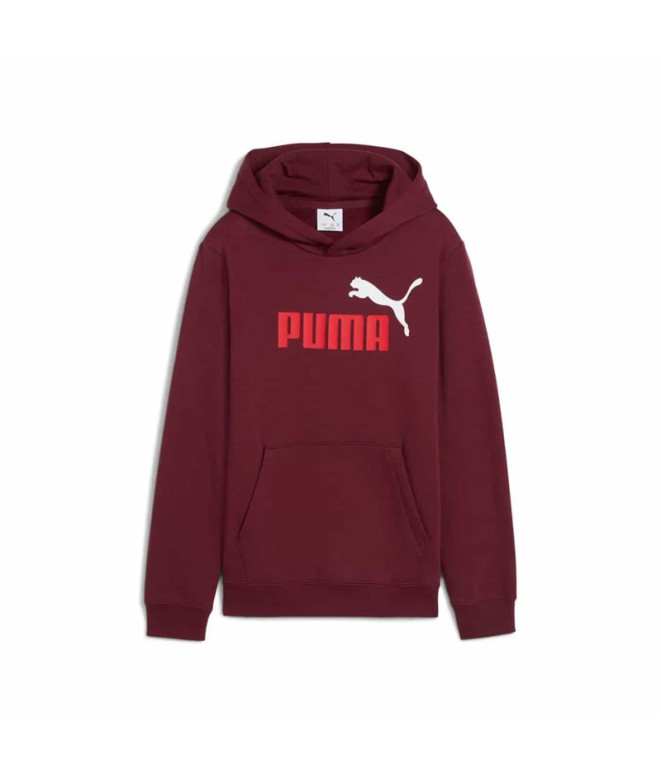Moletom Puma Essentials 2 Cor  No. 1 Lo Granate Infantil