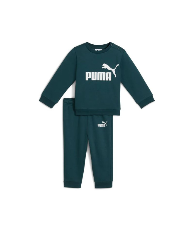 Fato de treino Puma Minicats Essentials Infantil Verde Terrain