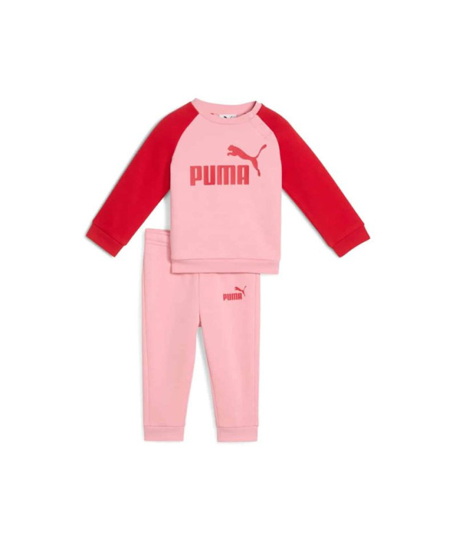 Survêtement Puma Minicats Essentials Raglan Pinkscape D/I62 Bébés