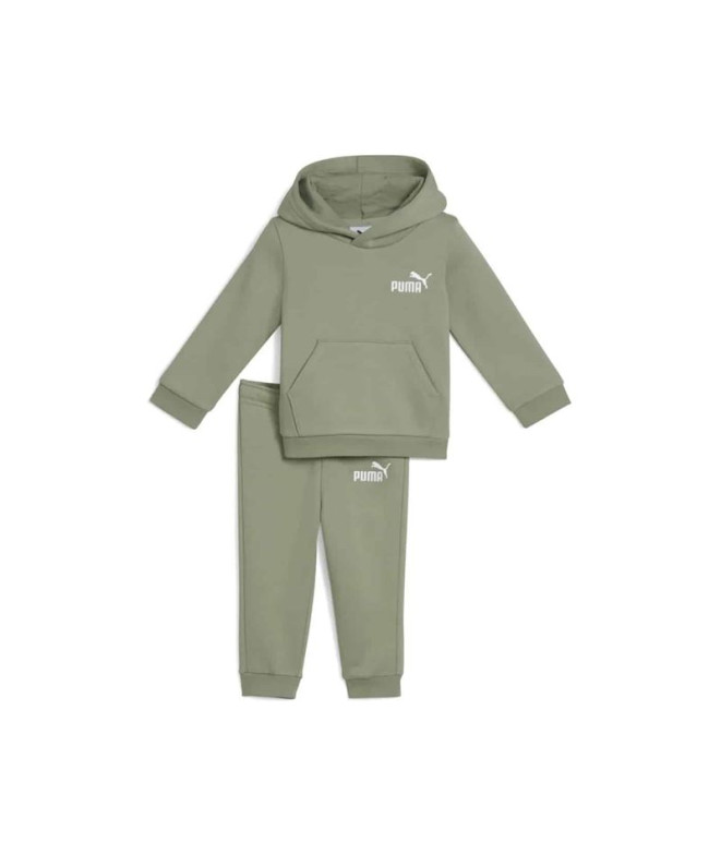 Fato de treino Puma Minicats Loungewear Lux Army Bebês