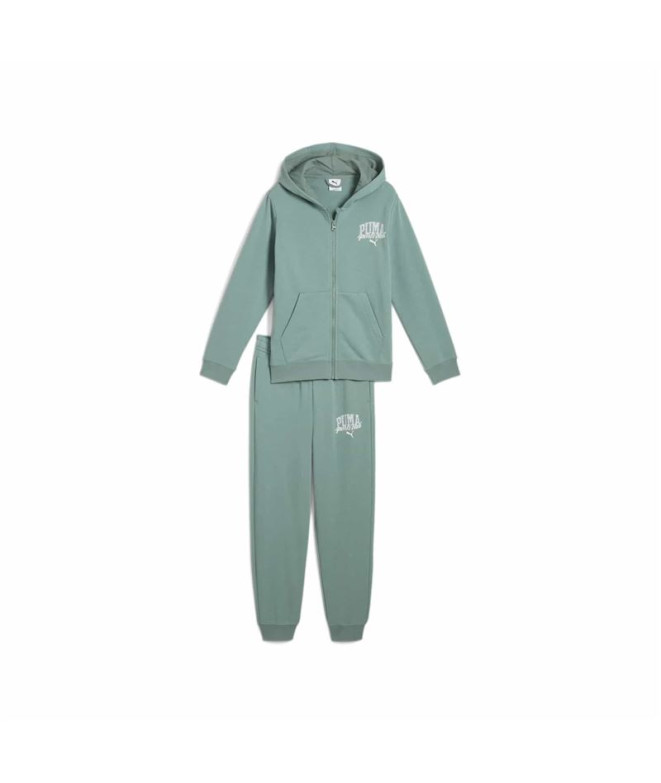 Fato de treino Puma Class Sweat Sui, Lua Verde, Menino