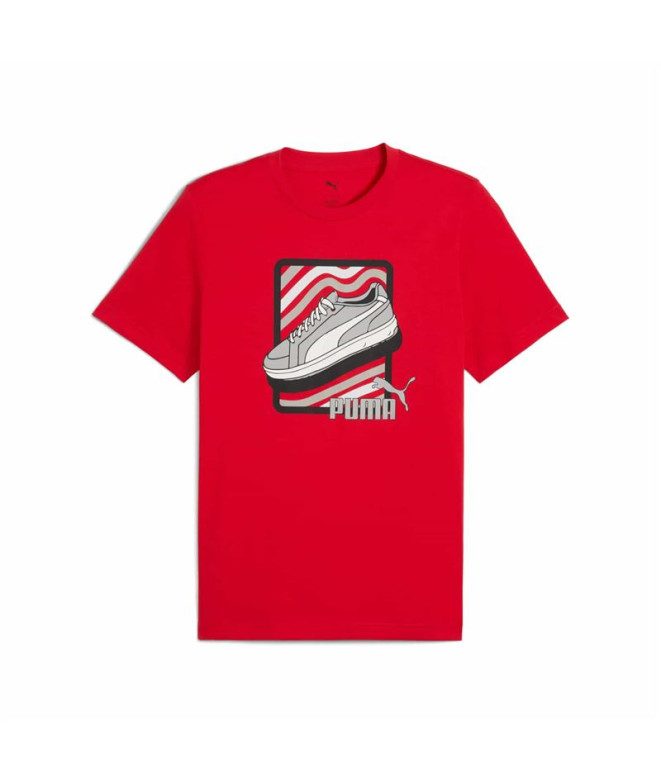 Camiseta Puma Graphic Sneaker Para Todos Time Re Homem