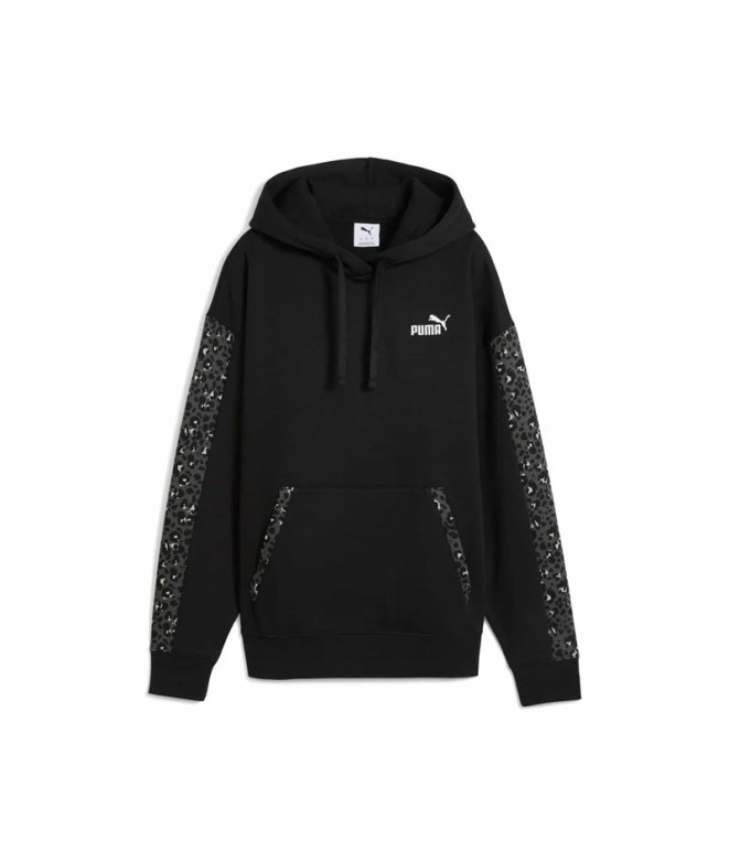 Moletom Puma Essentials Graphic Animal C Preto Mulher