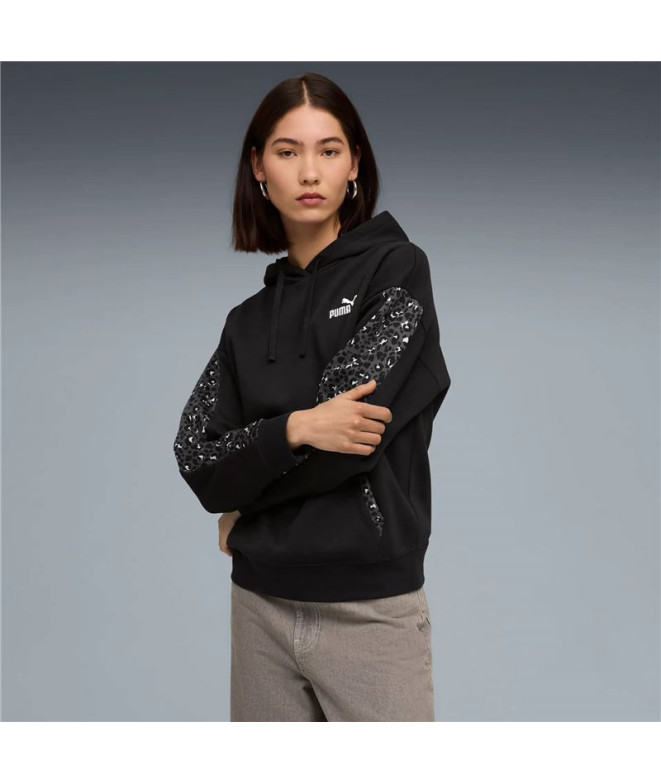 Sweat Puma Essentials Graphic Animal C Noir Femme