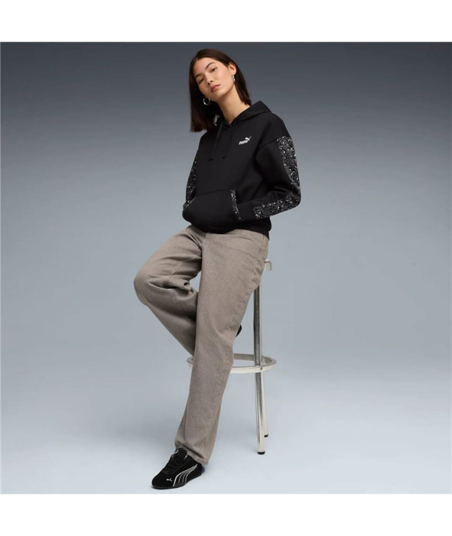 Sweat Puma Essentials Graphic Animal C Noir Femme