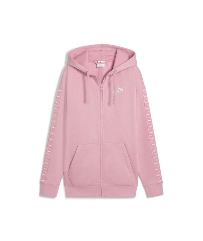Casaco Puma Essentials Tape Relaxed Ful Rosa Mulher