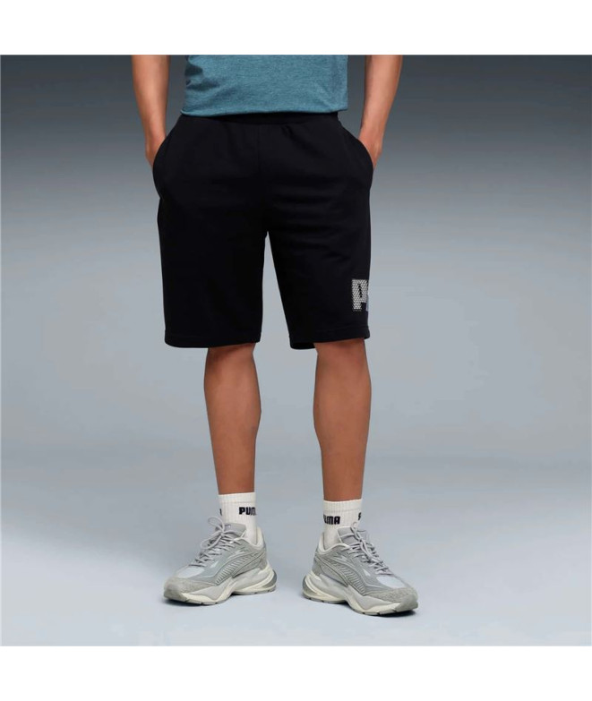 Pantalon Puma Essentials Logo Lab s Noir Homme