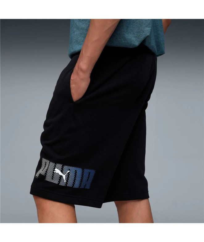 Calça Puma Essentials Logo Lab s Preto Homem