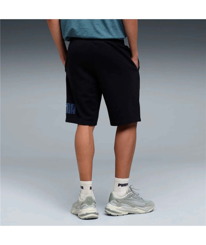 Calça Puma Essentials Logo Lab s Preto Homem