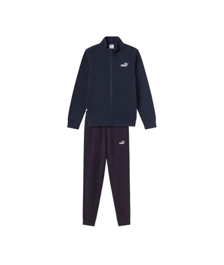 Fato de treino Puma Ess Full Zip Sweat S Infantil New Navy