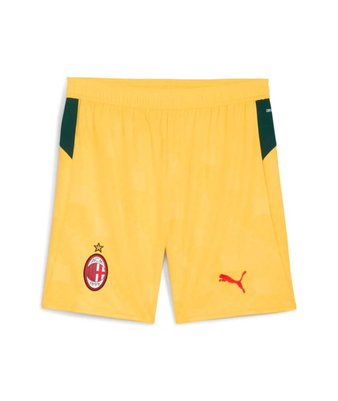 Pantalón de Fútbol Puma AC. Milán Shorts Replica Hombre Sunny Amarillo