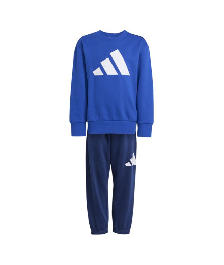 Conjunto adidas Lk Bl Fl Jog Infantil Azul / Blanco