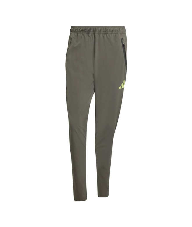 Calça de Futebol adidas Real Madrid C Vt P Homem Cinza