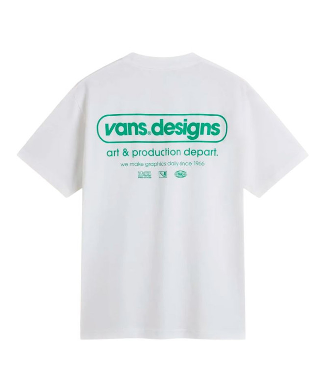 Camiseta Vans Art Production Ss Blanco Hombre