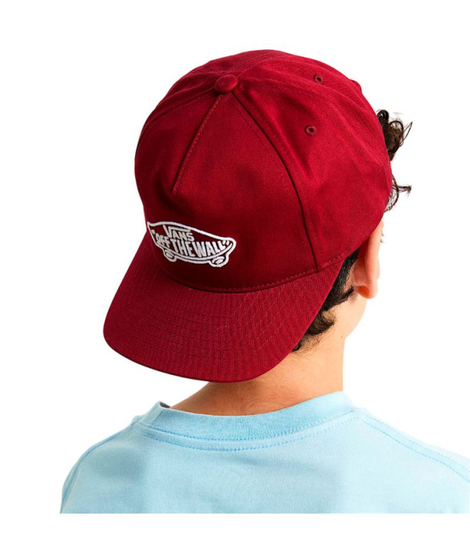 Boné Vans Classic Bordeaux Infantil Vermelho