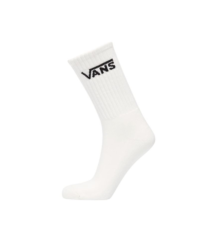 Meias Vans Classic Crew Rox Branco Homem 3PK