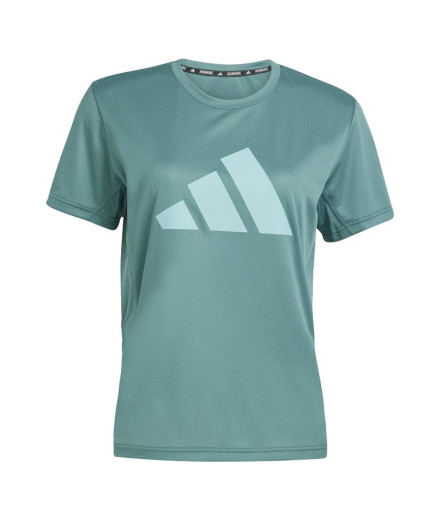Camiseta de Running adidas Run It Tee Pretea Homem