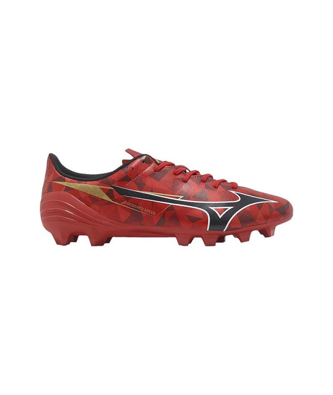 Bottes de Football Mizuno Mizuno Alpha II Select Rouge/Noir/Or