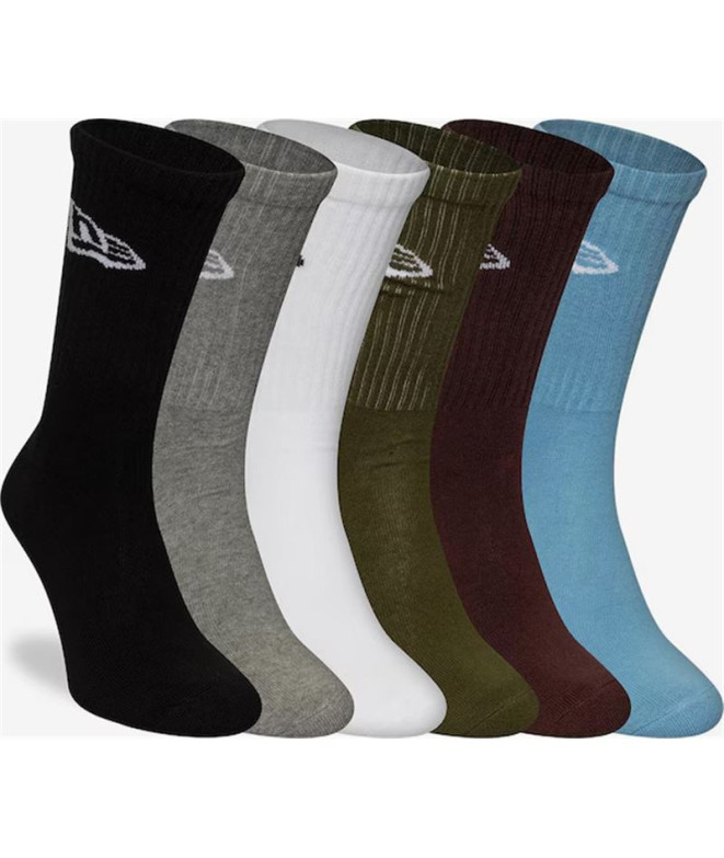 Chaussettes New Era Ne Flag Crew Multicolore