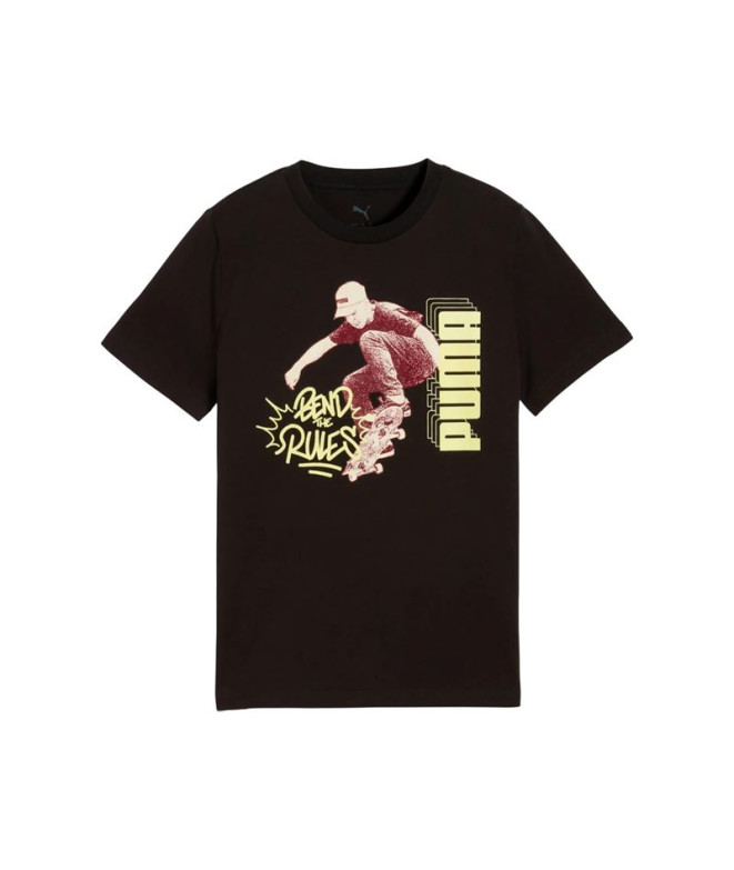 T-shirt Puma Mid90S Graphic I Noir Enfant