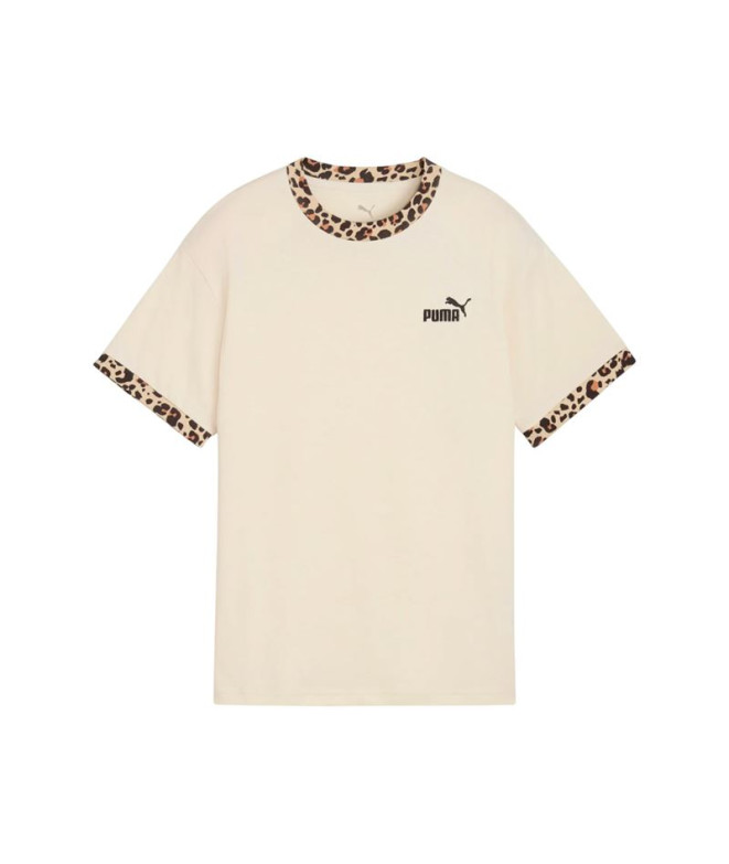 T-shirt Puma Essentials Graphic Animal R Beige Fille
