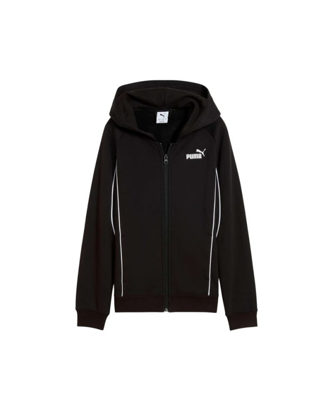 Casaco Puma Sport Full-Zip Preto Infantil