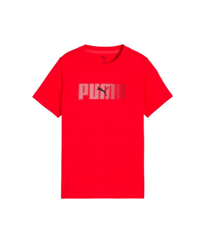 Camiseta Puma Essentials Logo Lab B Para Todos Time R Infantil