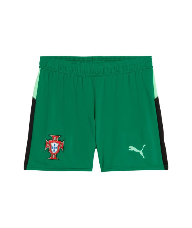 Calça De Futebol Puma Fpf S Replica Luso Green Fr, Mulher