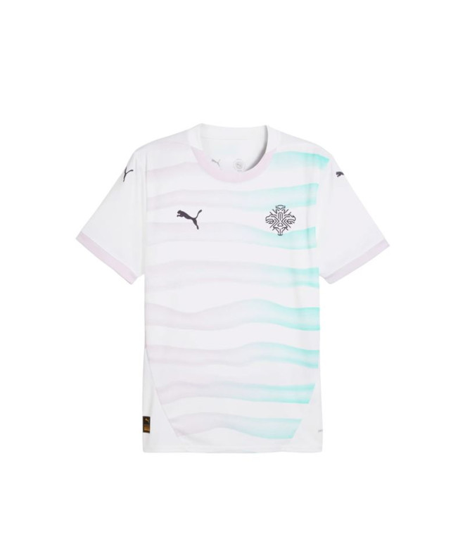 Camiseta de Futebol Puma Ksi Away Jersey Repl White New Homem