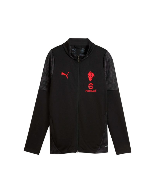 Chaqueta de Fútbol Puma AC Milan Training , Black-Fo, Infantil